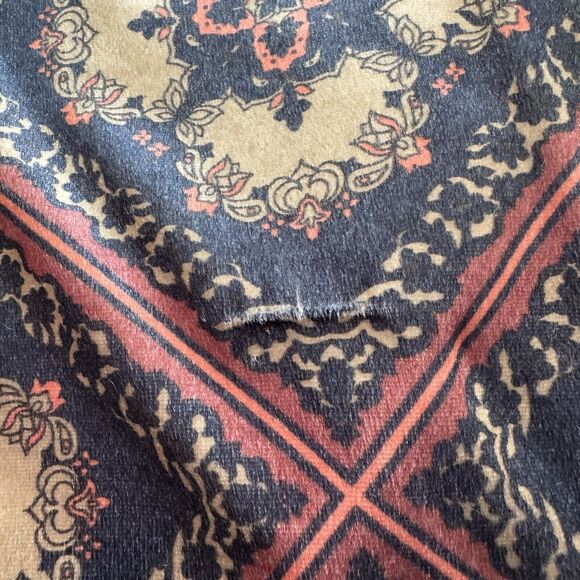 Band Of Gypsies Velvet Floral Mandala Flare Leg Bell Bottom Pants Blue Purple M - Picture 7 of 15